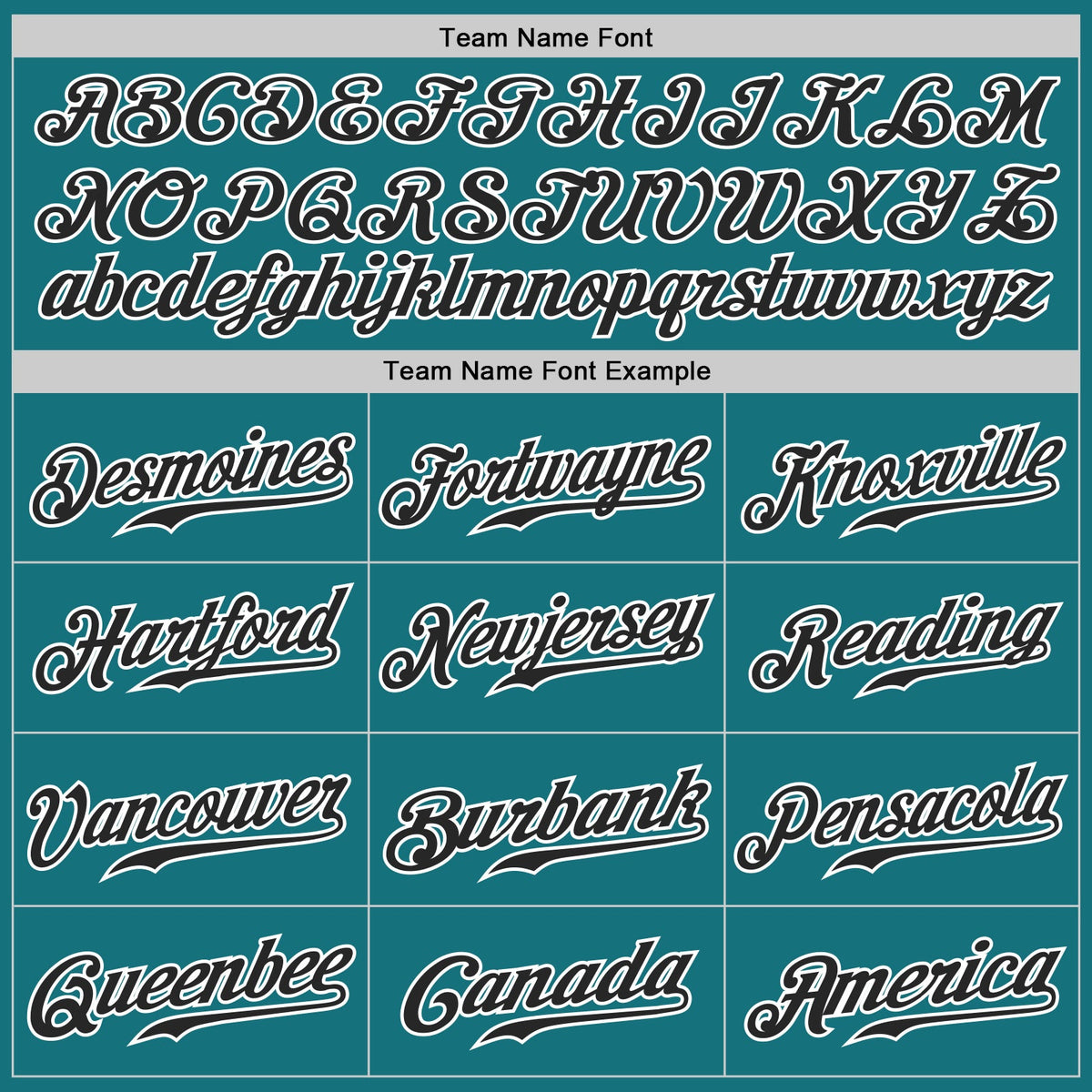 Custom Teal Black Pinstripe Black-White Authentic Baseball Jersey