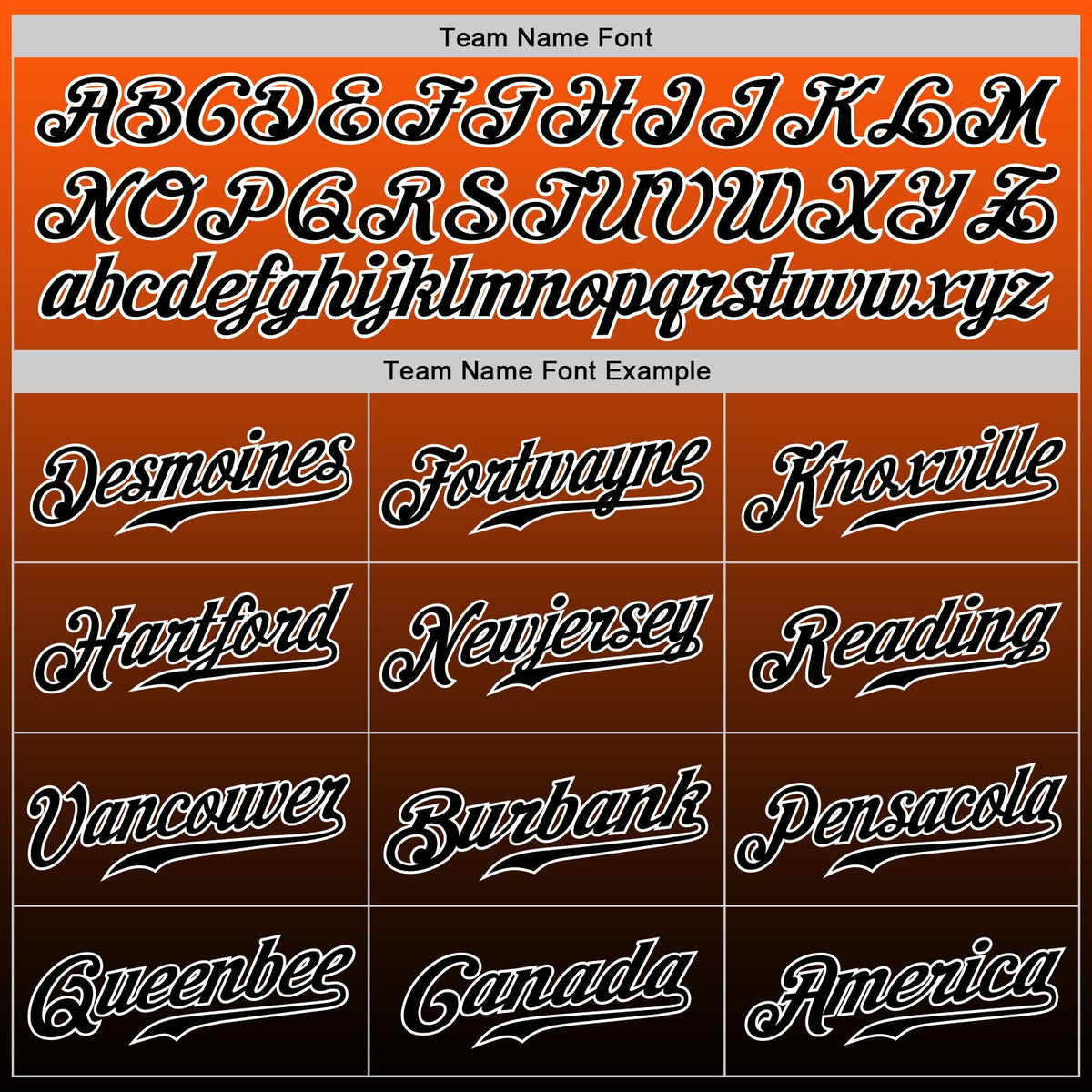 Custom Orange Black-White Authentic Fade Fashion Baseball Jersey