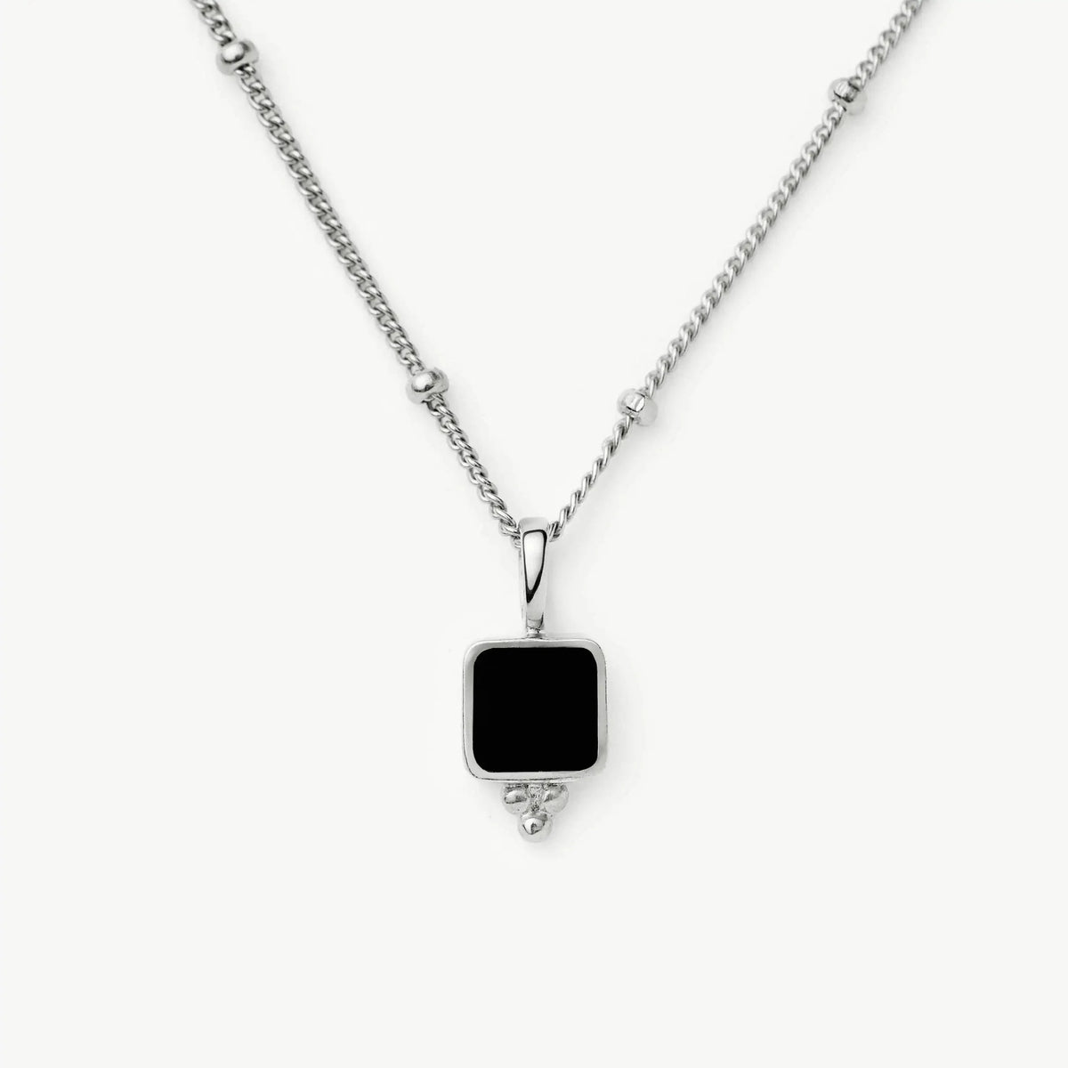 Lucy Williams Black Onyx Choker | Sterling Silver