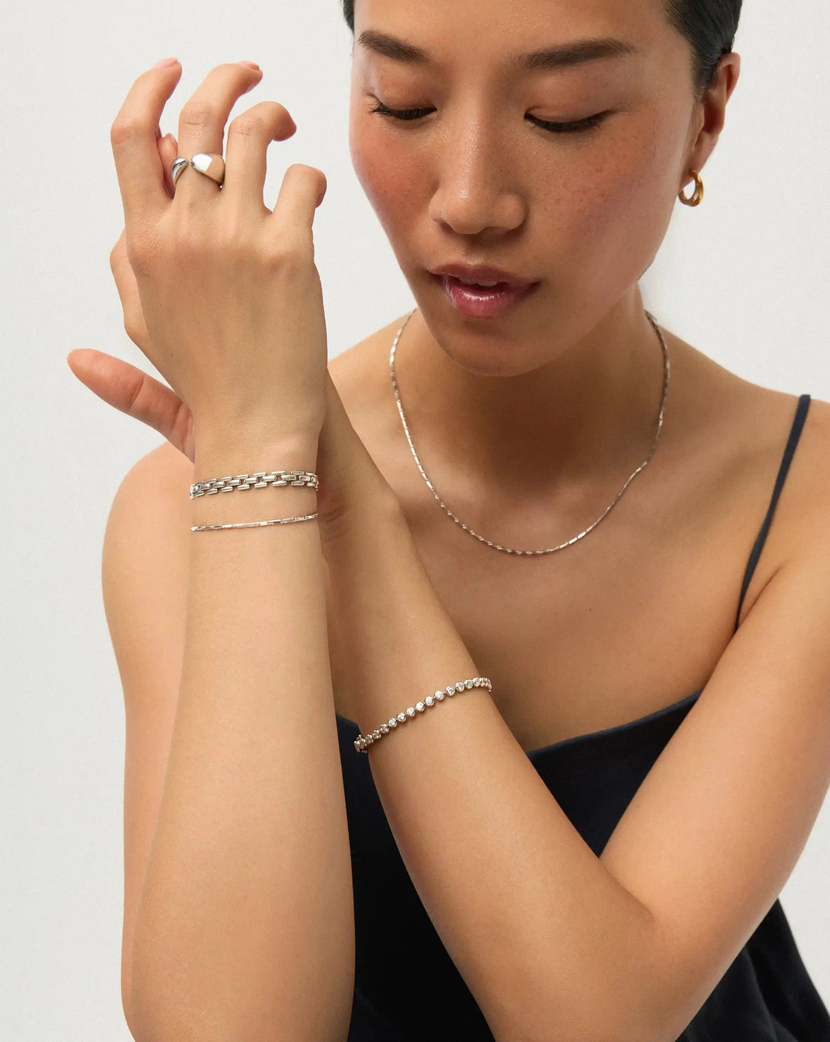 Lucy Williams Horizon Link Chain Bracelet | Sterling Silver