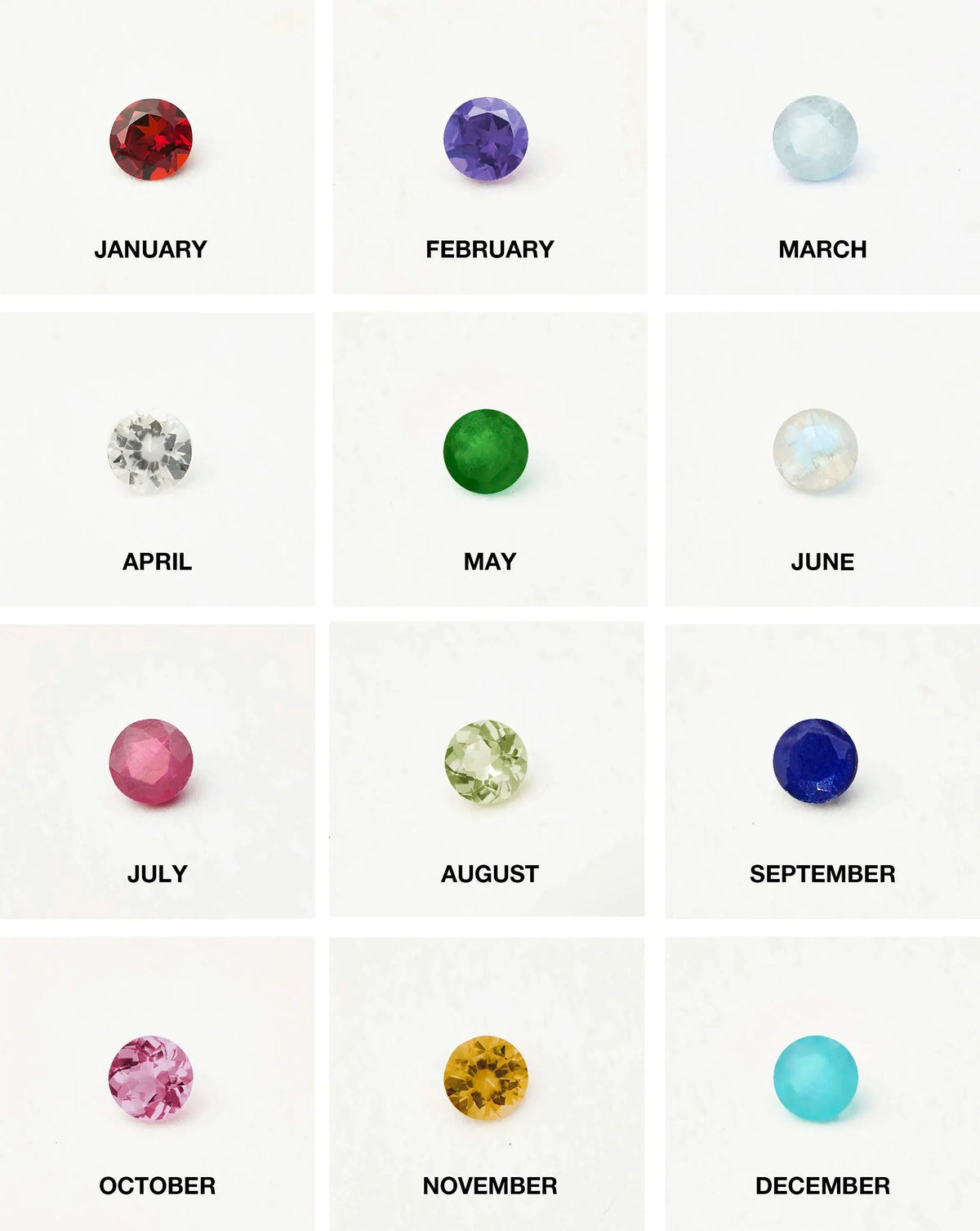 March Birthstone Mini Charm Hoop Earrings | Sterling Silver/Milky Aquamarine