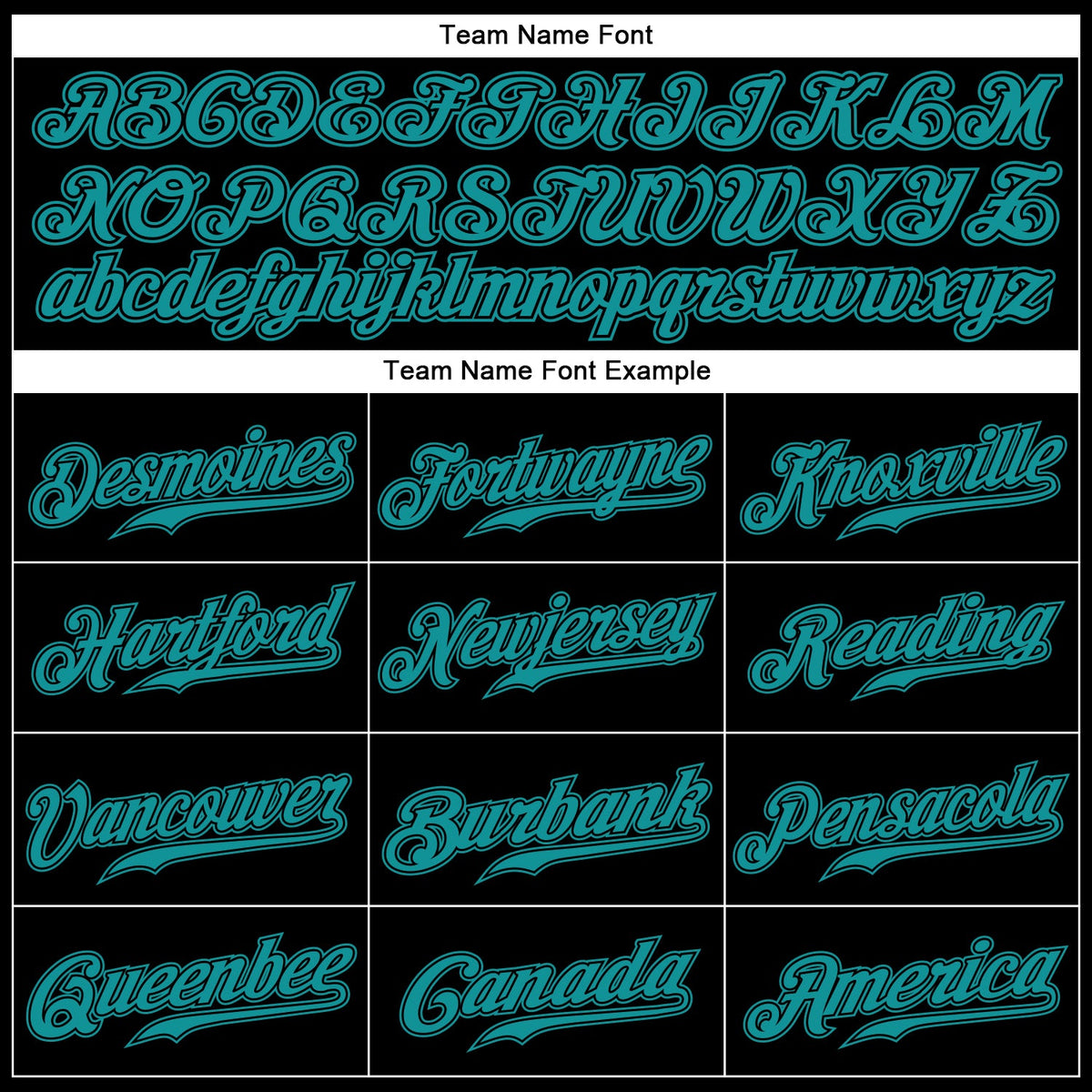 Custom Black Teal Authentic Baseball Jersey