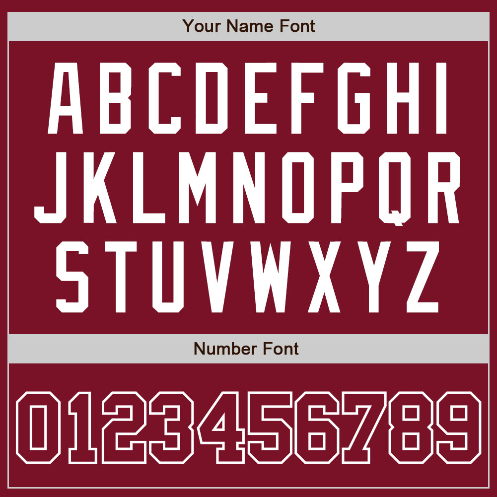 Custom Crimson Crimson-White Authentic Baseball Jersey