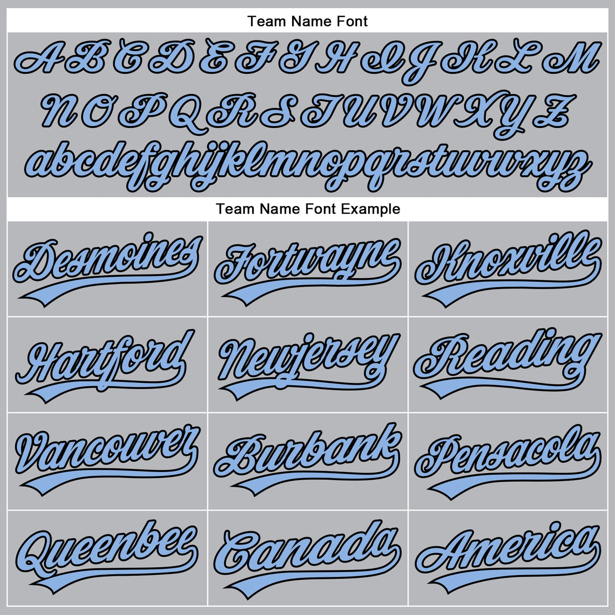 Custom Gray Black Pinstripe Light Blue Authentic Baseball Jersey
