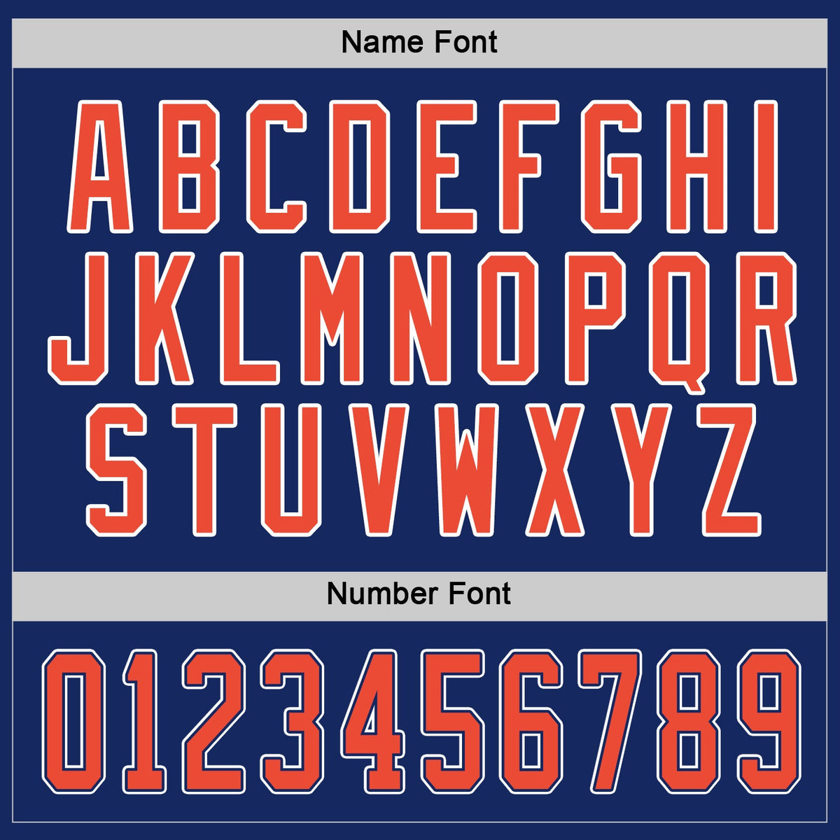 Custom Royal Orange-White Hockey Jersey