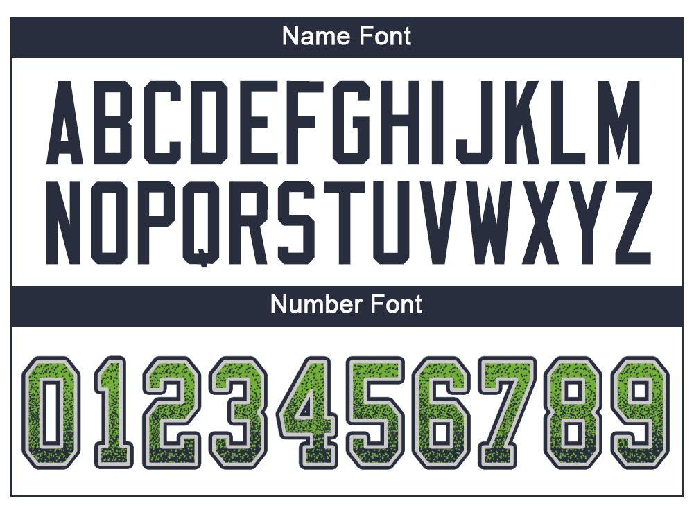 Custom Neon Green Navy-Gray Drift Fashion Football Jersey