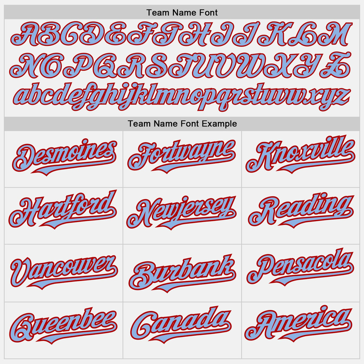 Custom White Red Pinstripe Light Blue Two-Button Unisex Softball Jersey