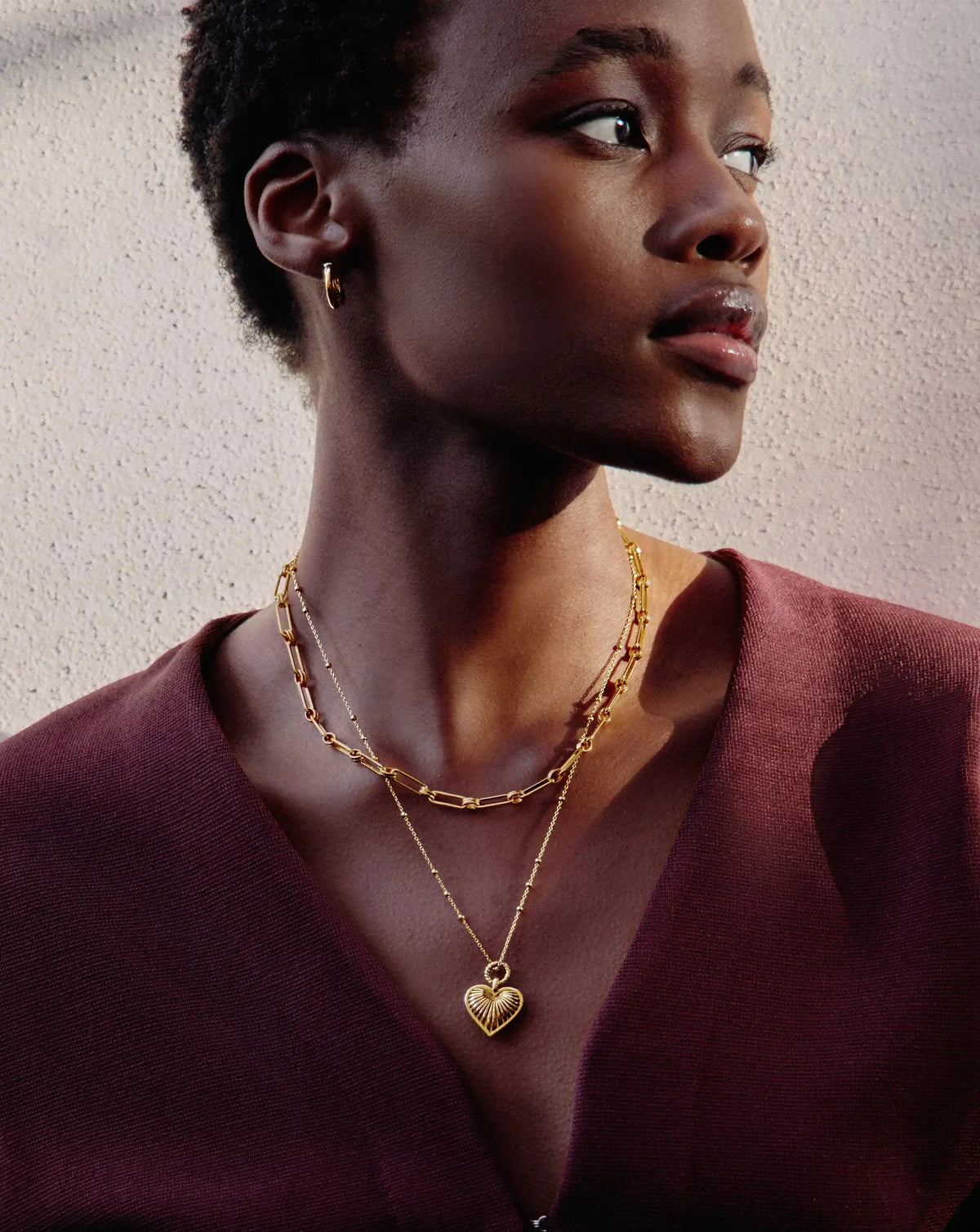 Aegis Chain Necklace | 18ct Gold Plated