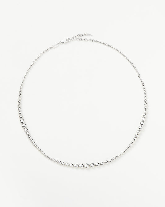Beaded Choker | Sterling Silver