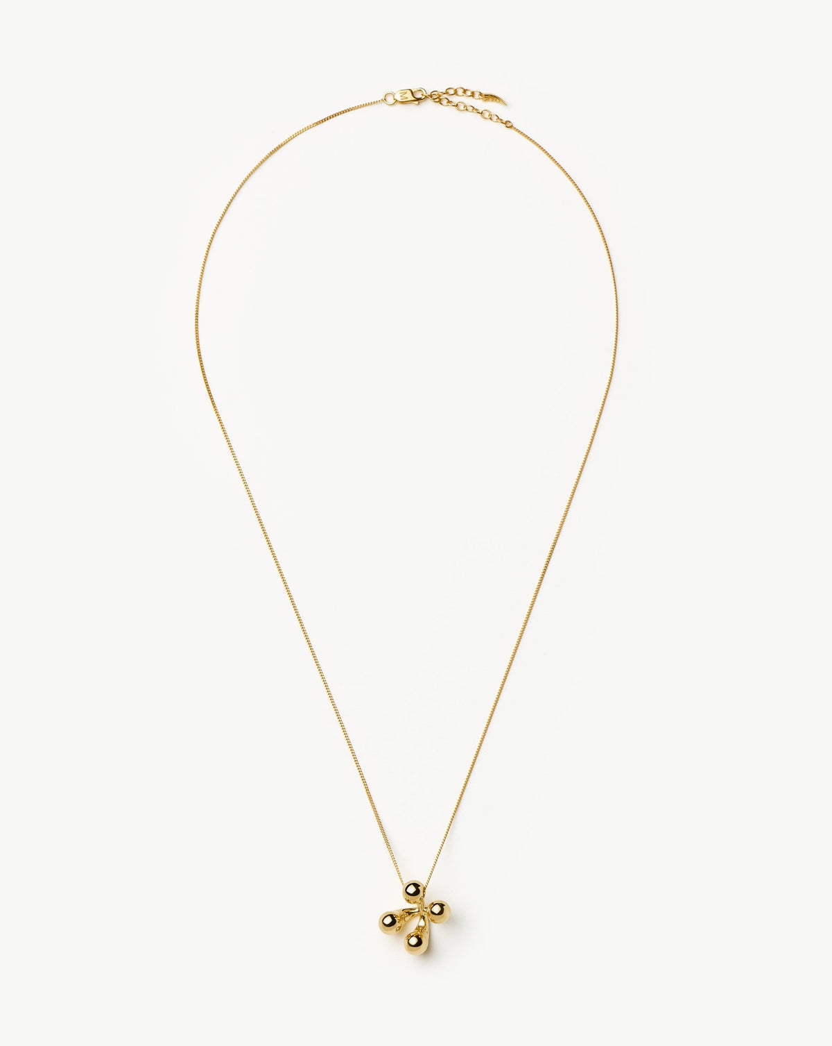 Atom Large Pendant Necklace | 18ct Gold Plated
