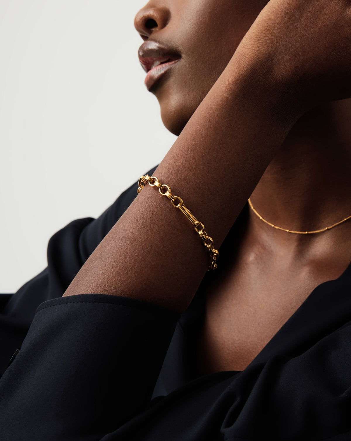 Axiom Chain Bracelet | 18ct Gold Plated