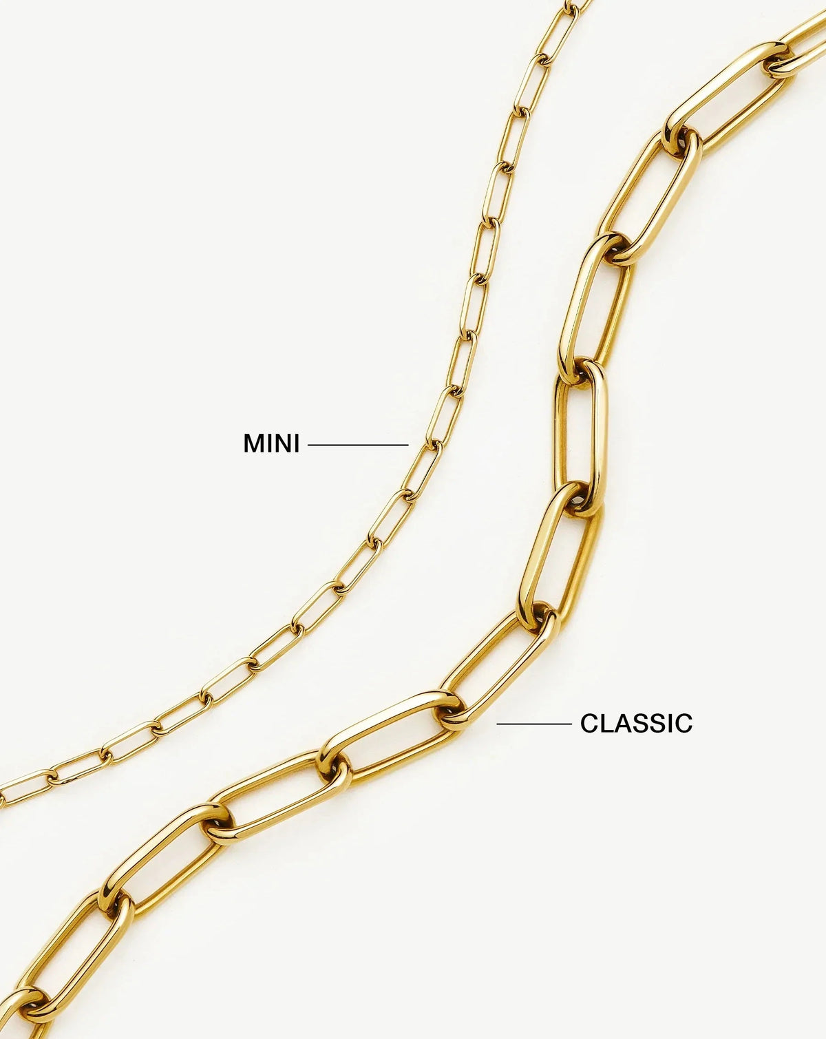 Classic Paperclip Chain Bracelet | 18ct Gold Plated