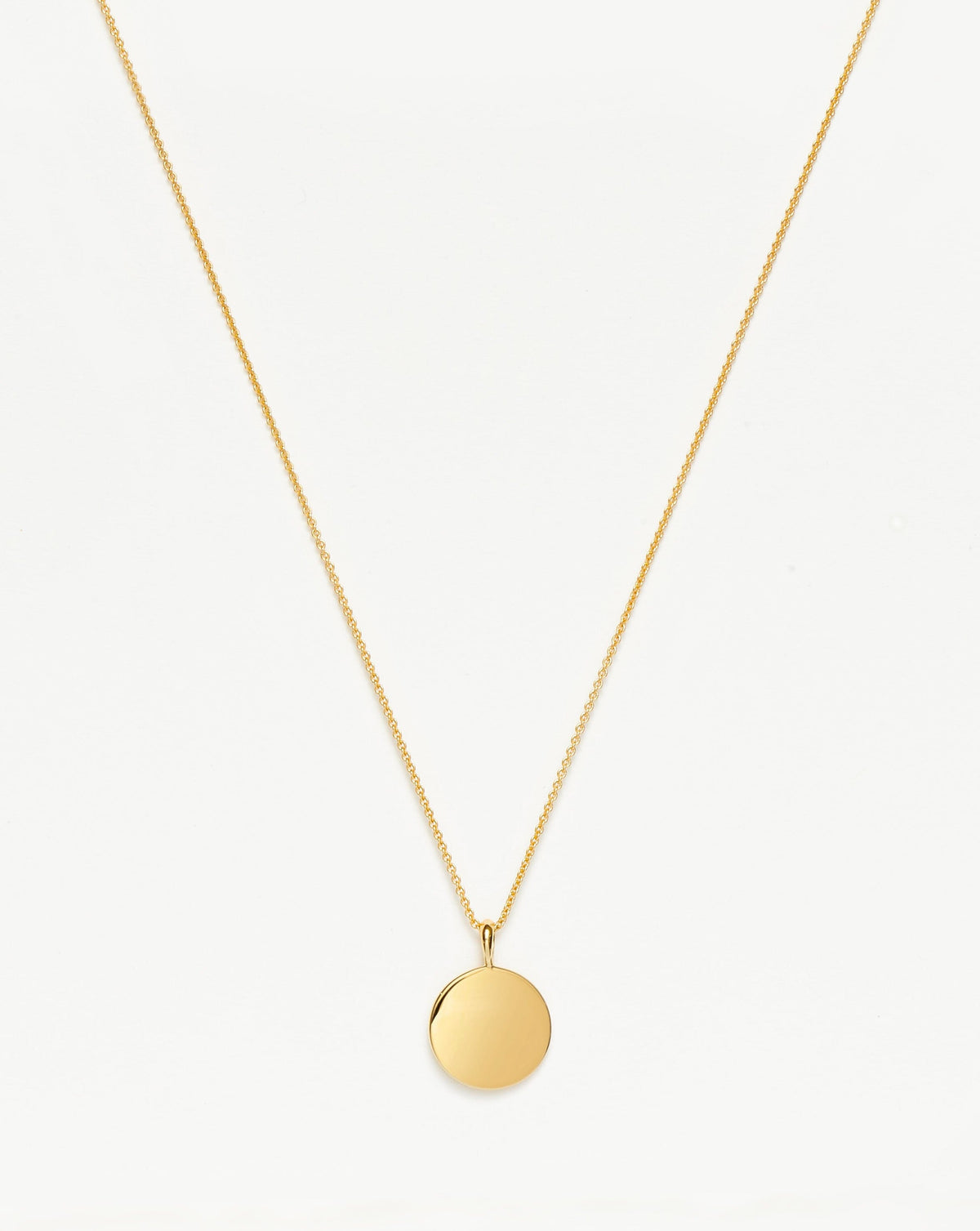 Engravable Round Necklace