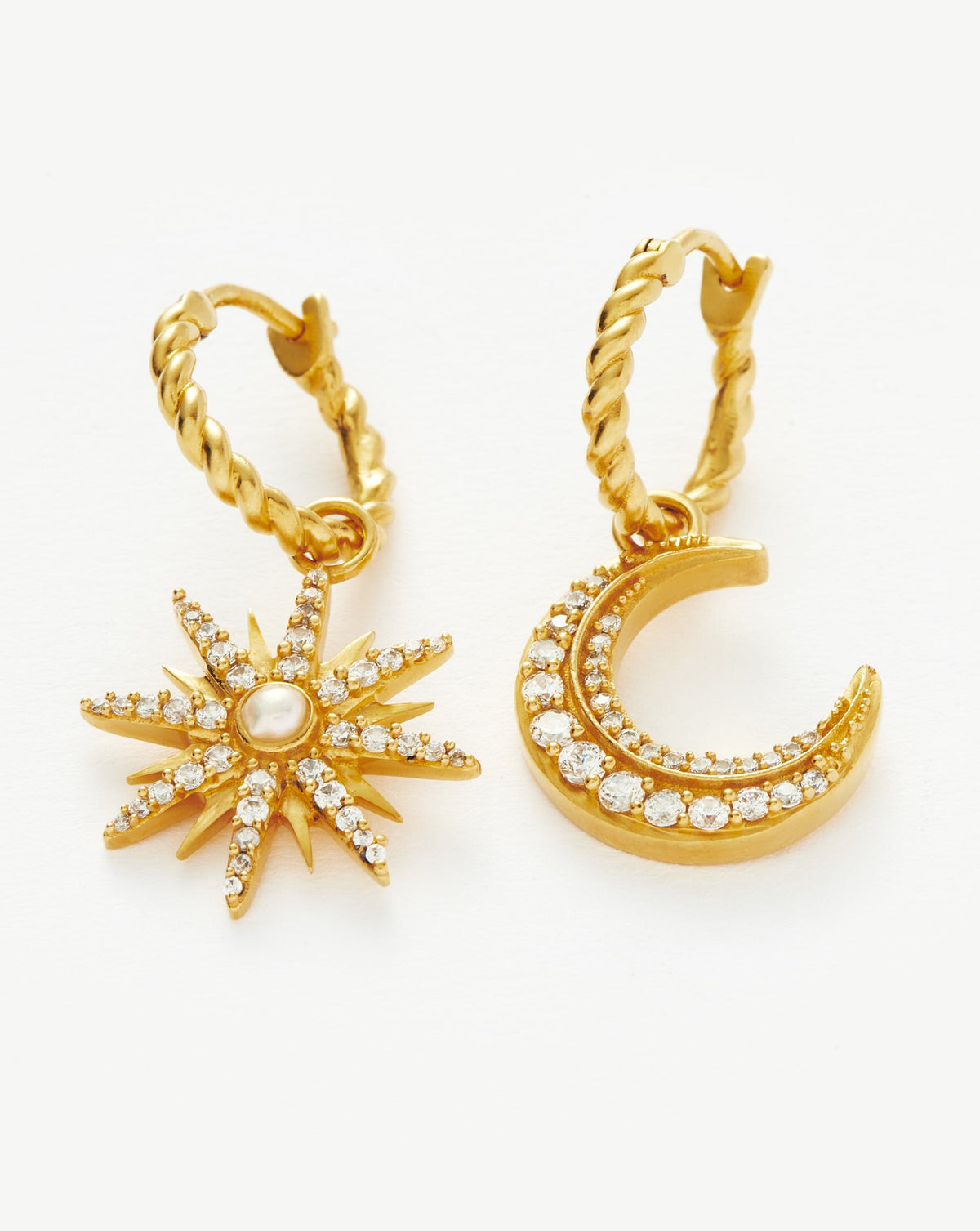 Harris Reed Moonlight Charm Hoop Earrings