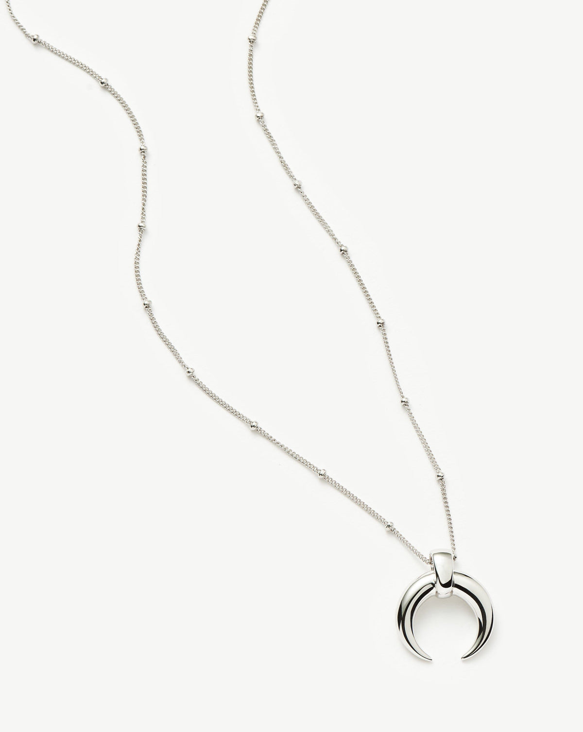 Lucy Williams Large Horn Pendant Necklace