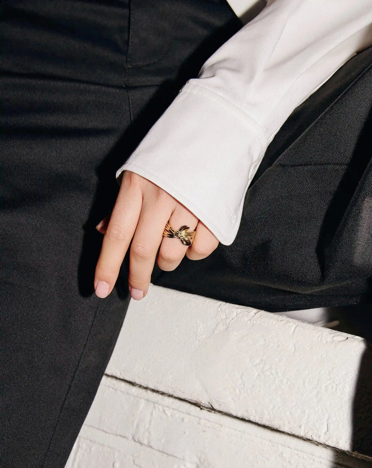 MARKGONG Bow Ring | 18ct Gold Plated