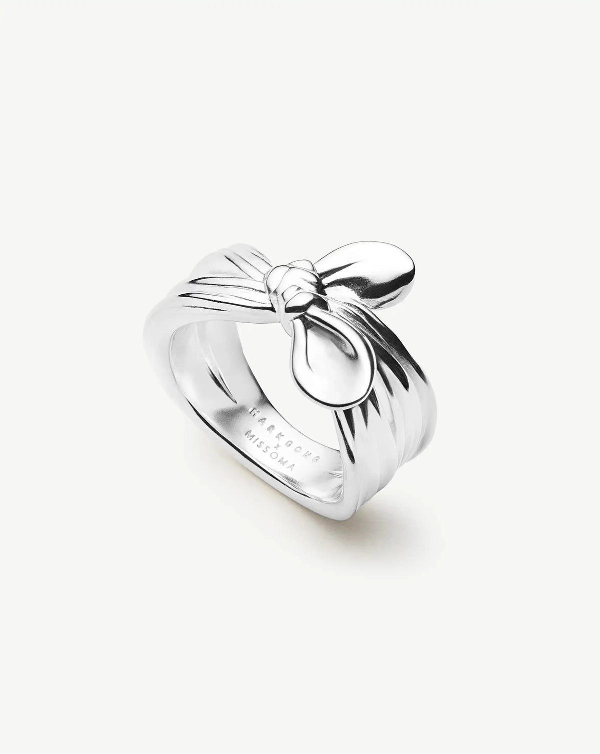 MARKGONG Bow Ring | Silver Plated