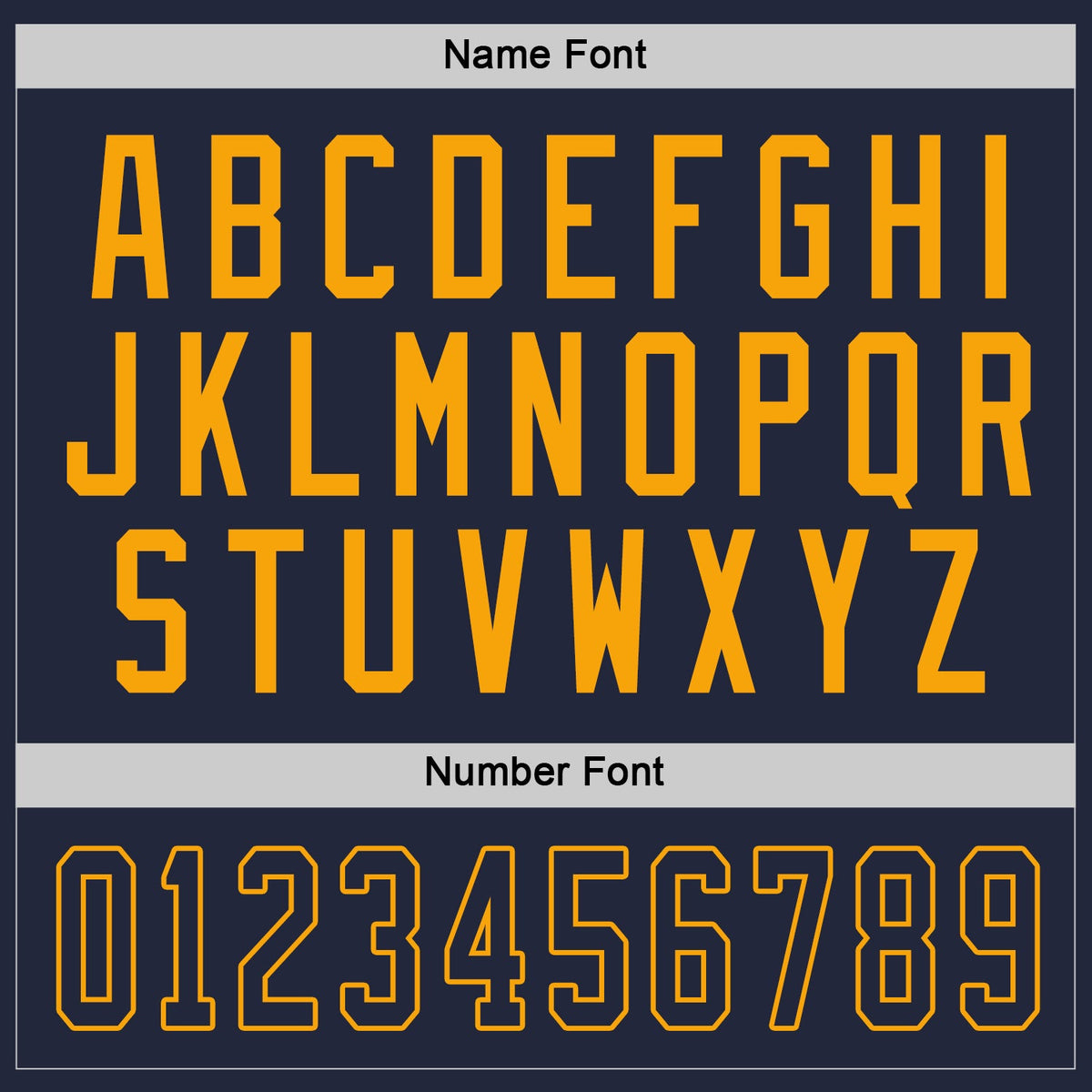 Custom Navy Navy-Gold Hockey Jersey