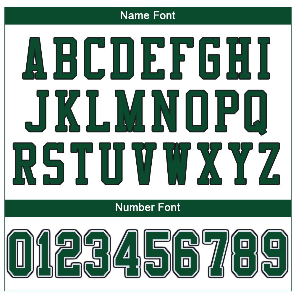 Custom White Grass Green-Black Mesh Authentic Football Jersey